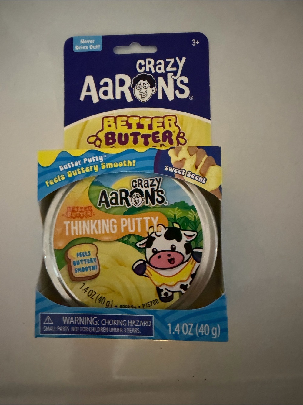 Crazy Aaron’s Scented Better Butter Thinking Putty - Yellow